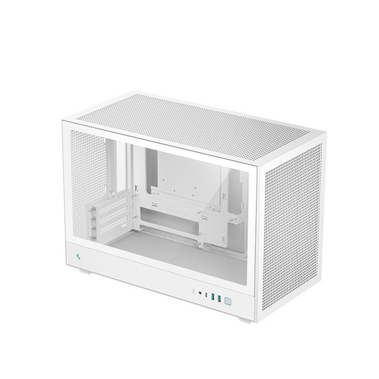 DEEPCOOL CH260 White High‑Airflow M‑ATX Compact Case