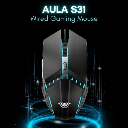 AULA S31 RGB Wired Gaming Mouse | Black