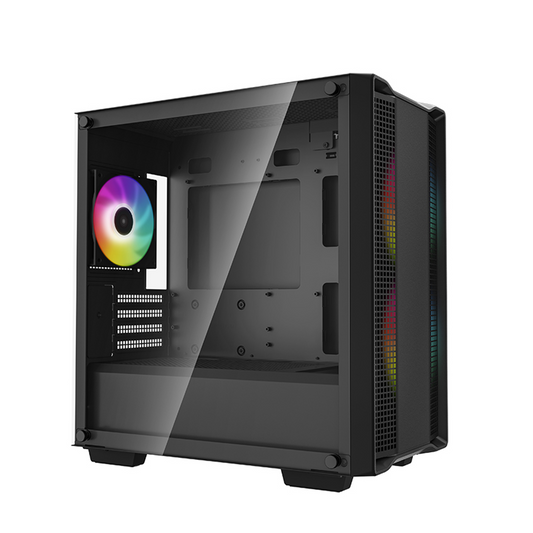 DEEPCOOL CC360 ARGB Black Micro-ATX Airflow Case