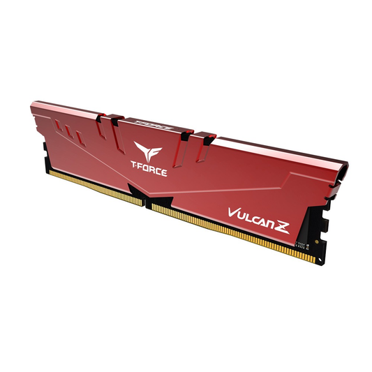 TEAMGROUP T-Force Vulcan Z DDR4 16GB 3200MHz CL16 Desktop RAM (Red)