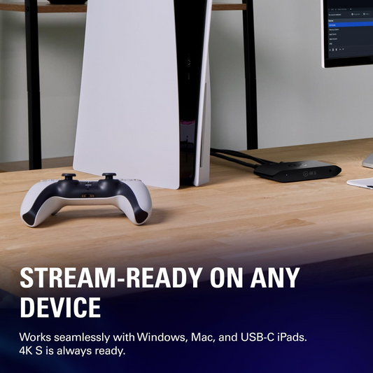 Elgato 4K S – External Capture Card with 4K60 HDR10 & High Frame Rate Support