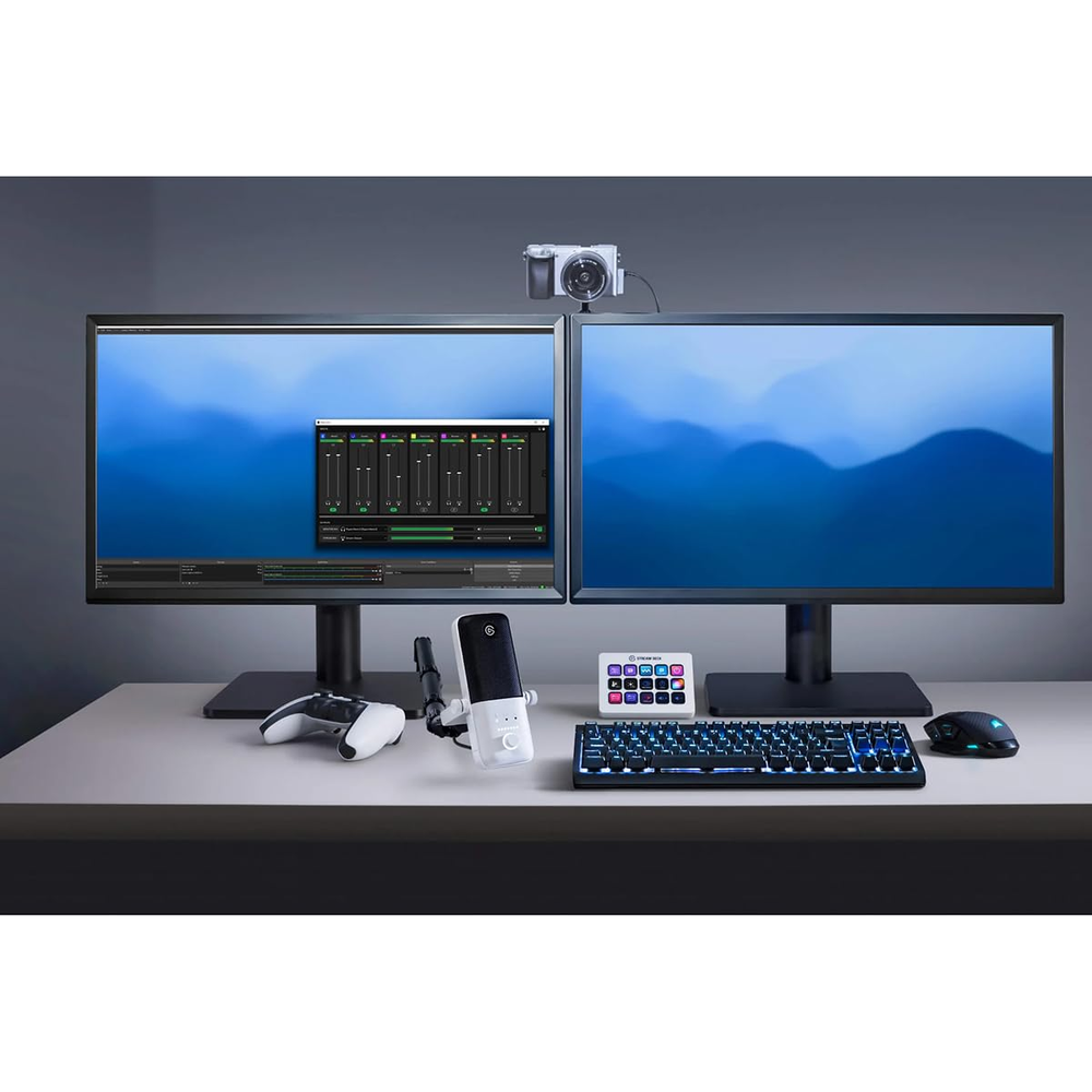 Elgato Wave:3 White – Premium USB Condenser Microphone & Digital Mixing Solution