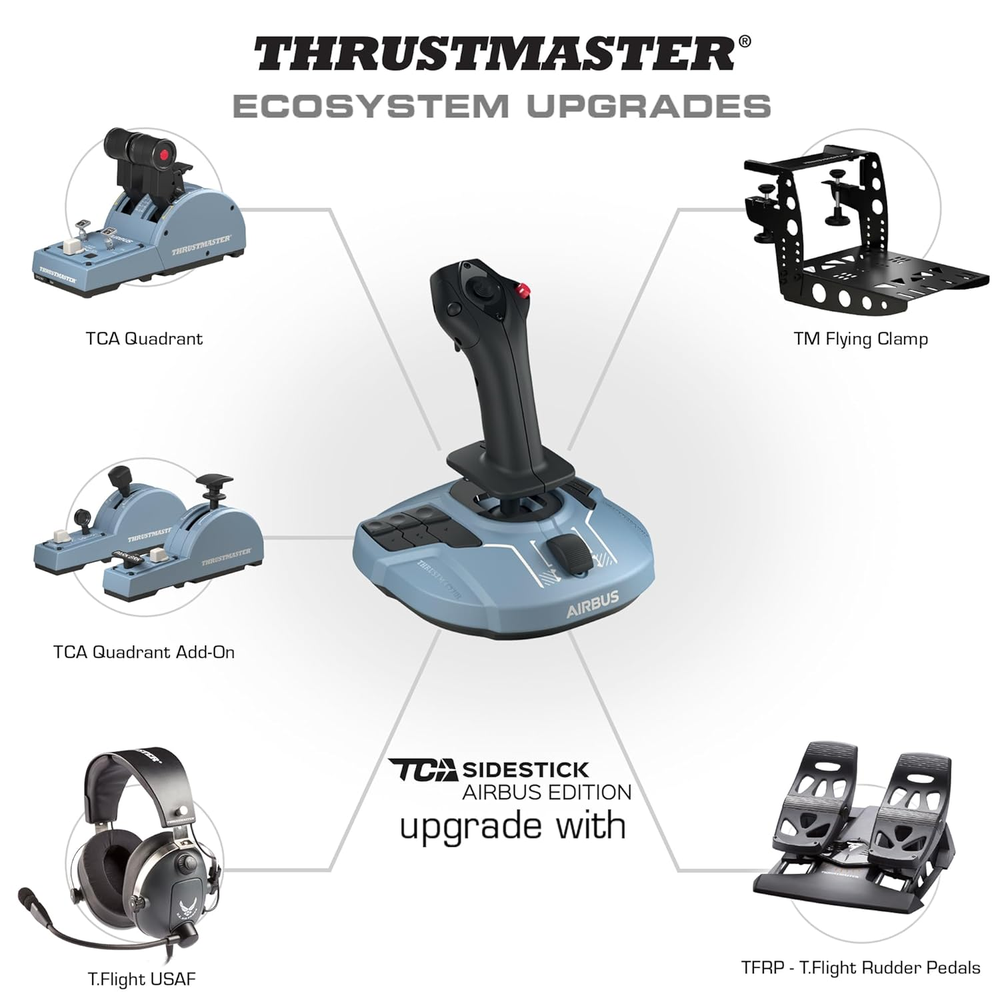 Thrustmaster TCA Sidestick X Airbus Edition — Flight Joystick