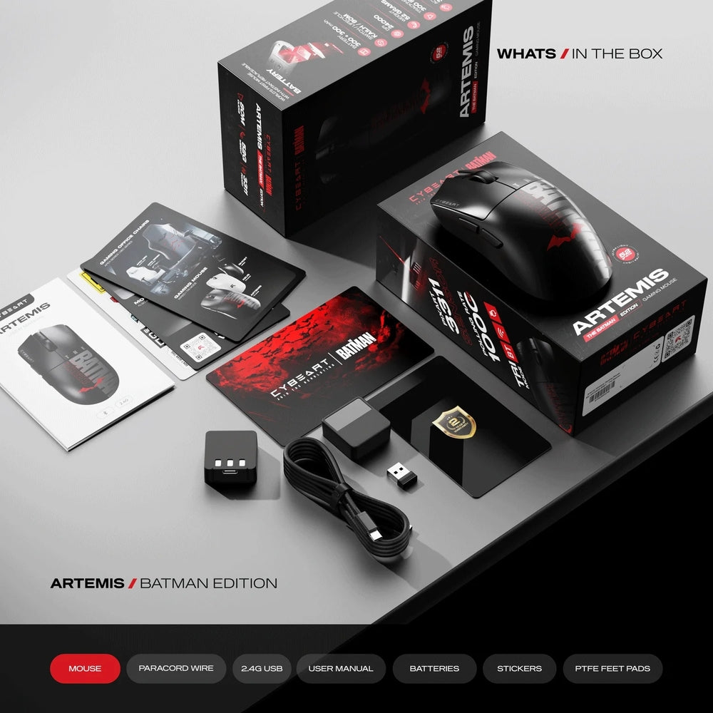 Cybeart Artemis Batman Edition Mouse