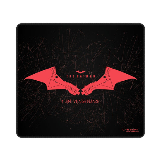 Cybeart | The Batman Gaming Desk Mat | Waterproof, Never Slip Base, Stitched Edges, Esports Grade