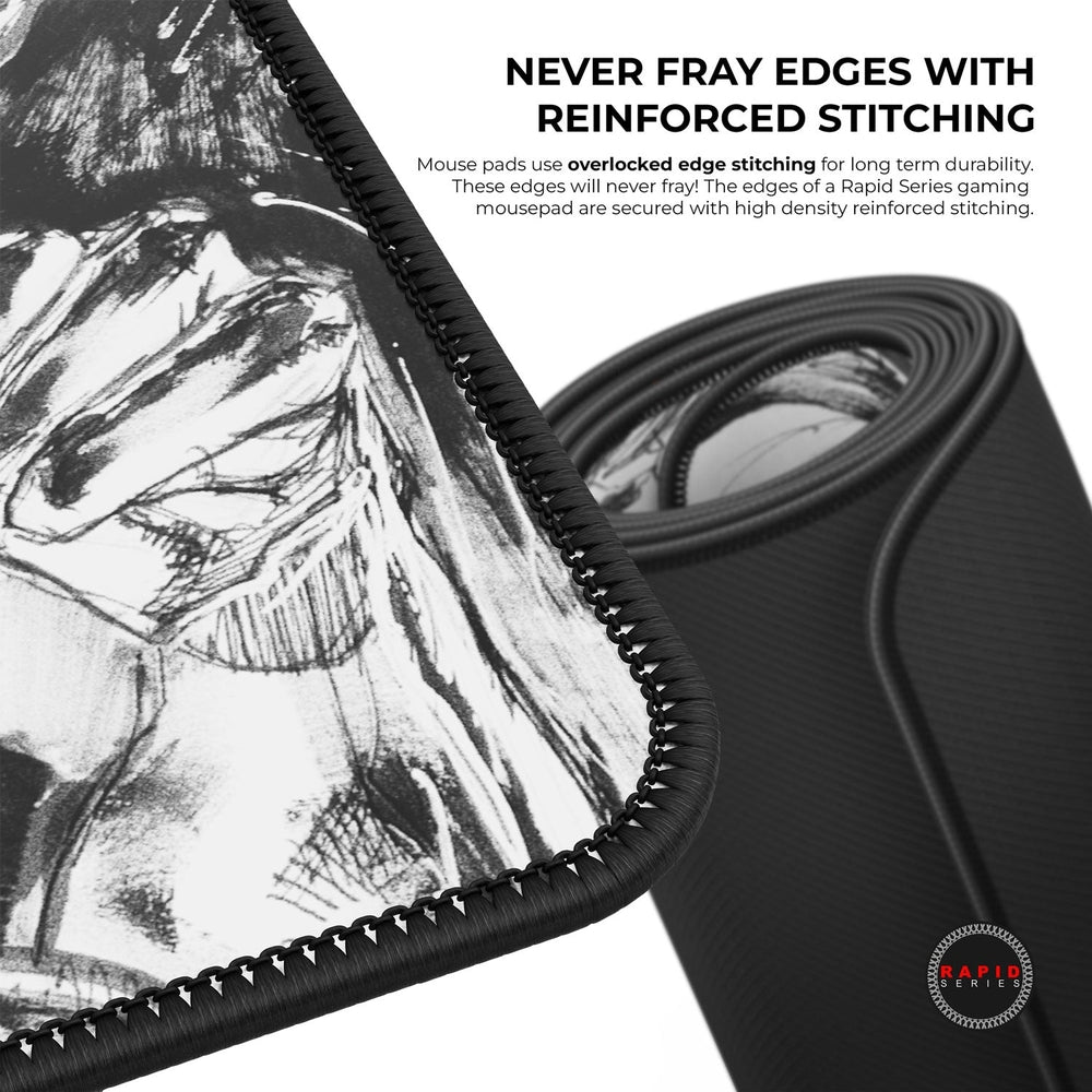 Cybeart | Superman Jim Lee Edition Gaming Desk Mat | Waterproof, Never Slip Base, Stitched Edges, Esports Grade