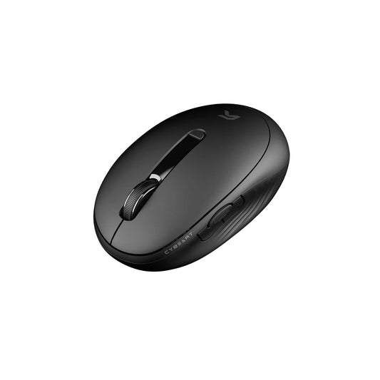 CYBEART Pocket Wireless Ergonomic productivity Mouse ( Black ) ( 2400DPI / 7 Macro Buttons )