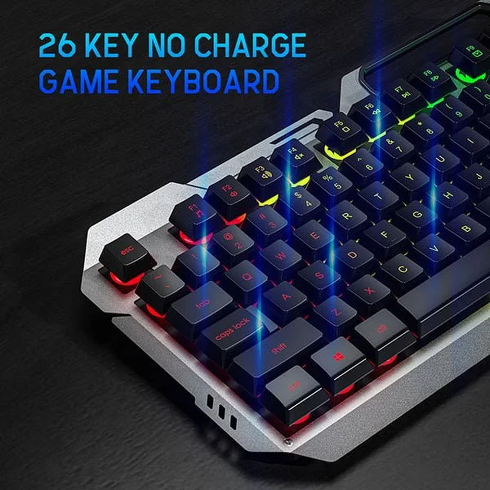 AULA F2023 Full Size Wired Gaming Keyboard | Black (F2023)