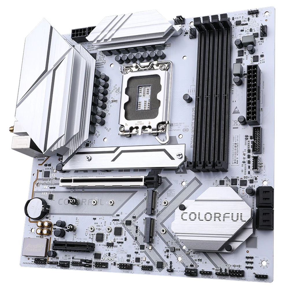 Colorful BATTLE-AX B760M-G WHITE WIFI D5 V20A M-ATX Motherboard