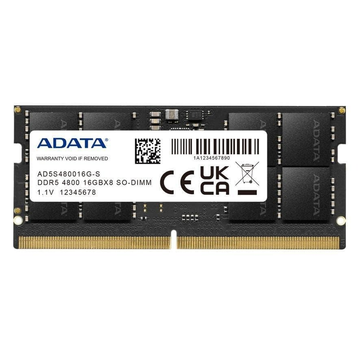 ADATA Premier 16GB DDR5 4800MHz SO-DIMM Laptop RAM