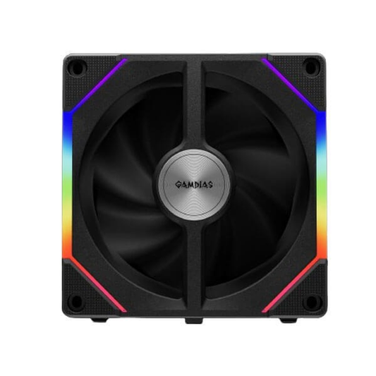 GAMDIAS Aeolus P2-1203U 120mm ARGB PWM Case Fan (Triple Pack with USB AEOLUS Box II)