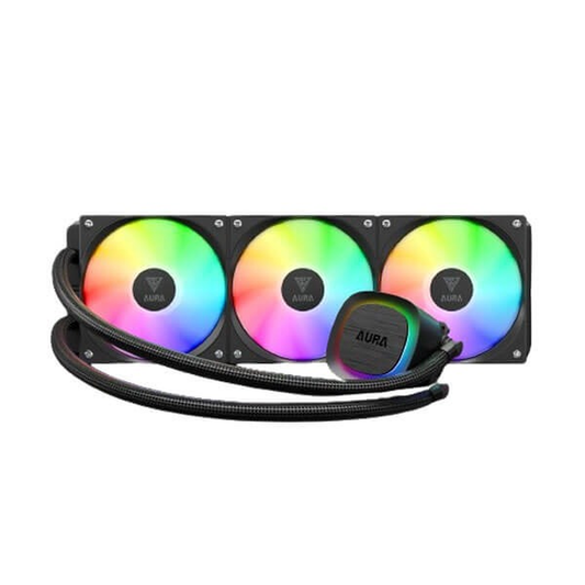 GAMDIAS AURA GL360 V2 ARGB 360mm CPU Liquid Cooler (Black)