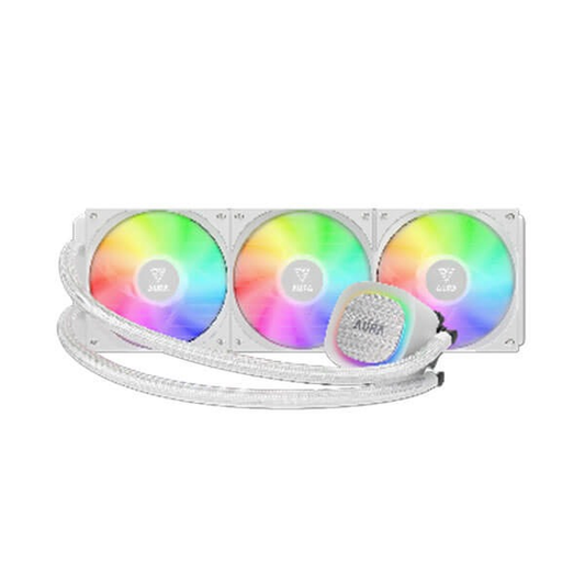 GAMDIAS AURA GL360 V2 WH ARGB 360mm CPU Liquid Cooler (White)
