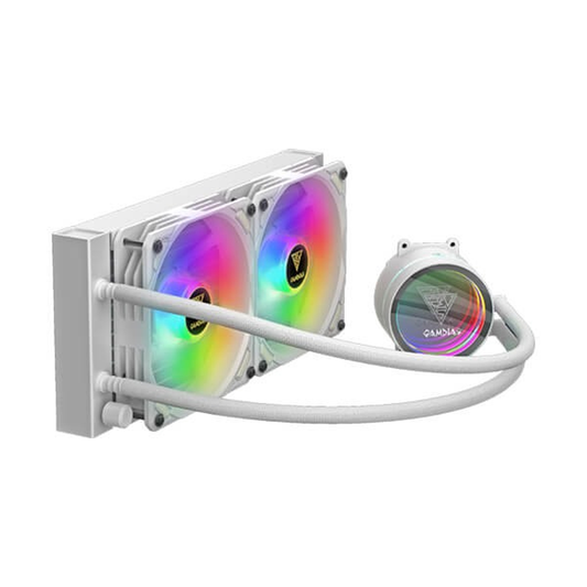 GAMDIAS CHIONE M3-240 Lite ARGB 240mm CPU Liquid Cooler (White)
