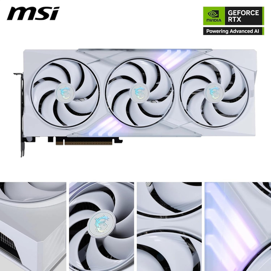 MSI GeForce RTX 5080 16G GAMING TRIO OC WHITE Graphics Card