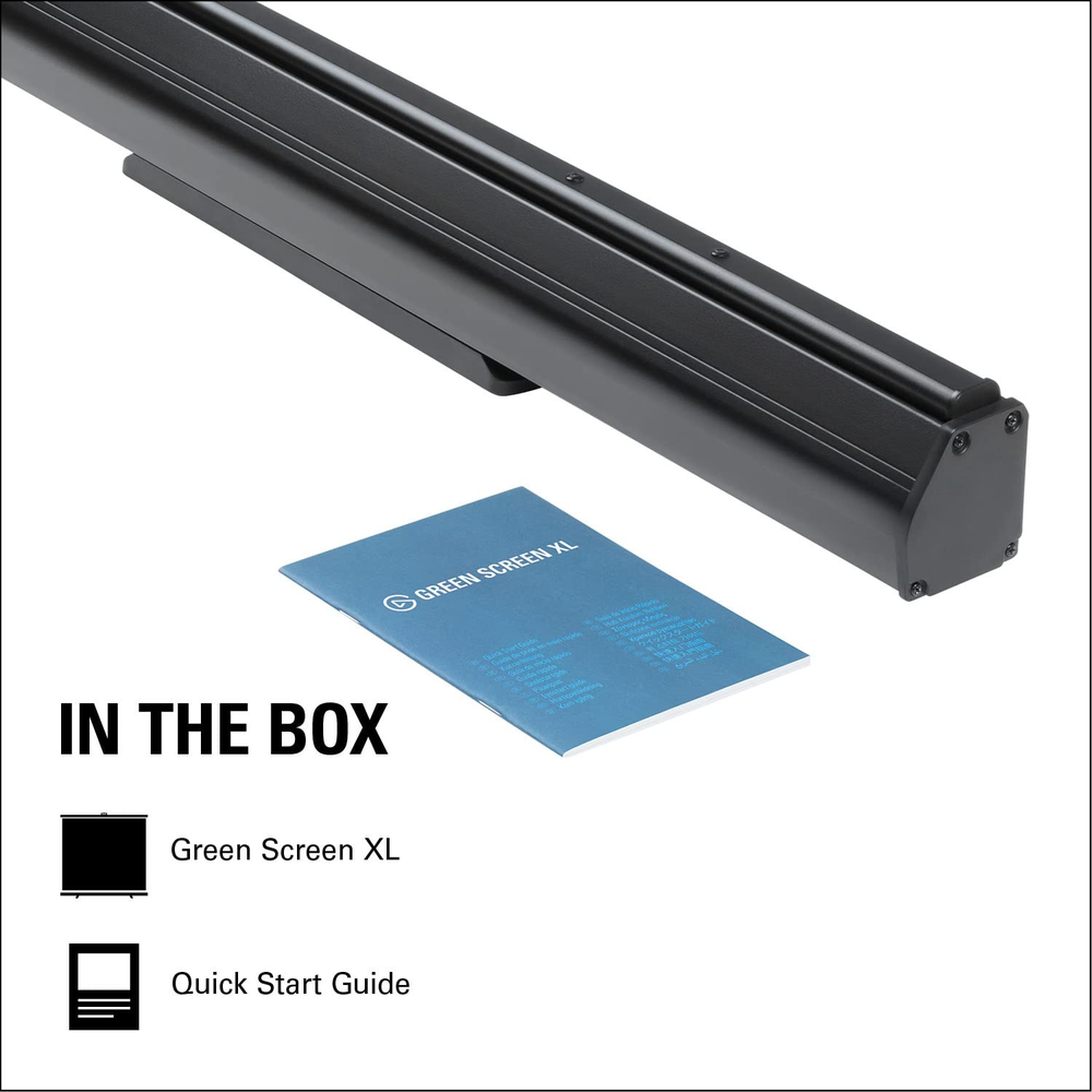 Elgato Green Screen XL – Extra-Wide 200×182cm Collapsible Chroma Key Panel