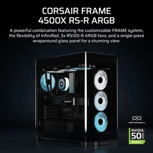 Corsair Chassis 4500X RS ARGB BLACK PC Case Without PSU