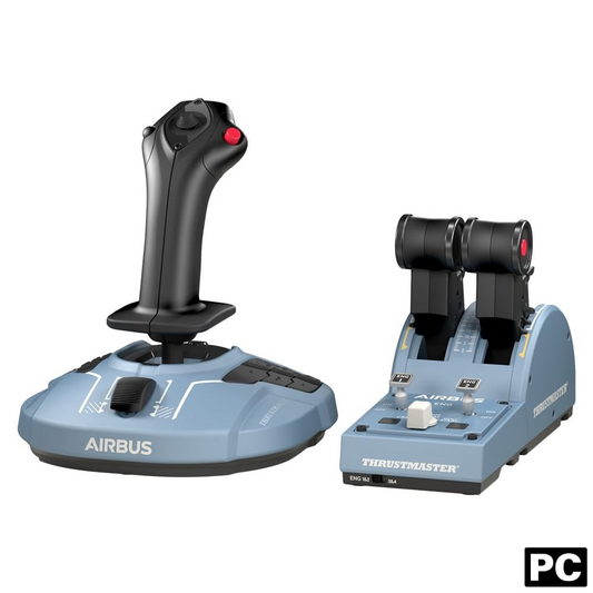 Thrustmaster TCA Officer Pack Airbus Edition — Flight Joystick Bundle