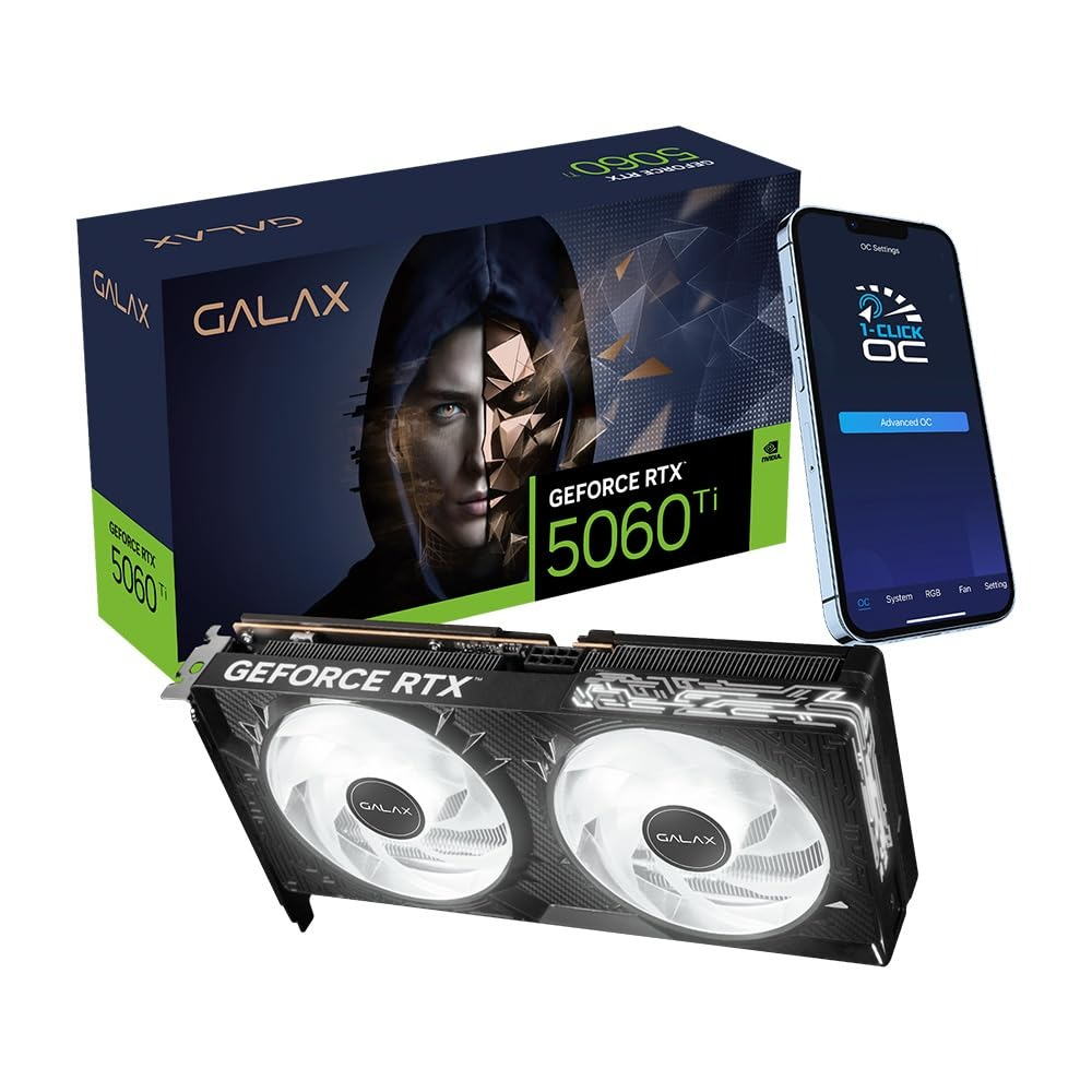 GALAX GeForce RTX 5060 Ti 1-Click OC Classic 8GB Graphics Card