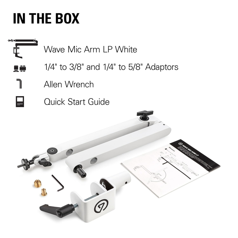 Elgato Wave Mic Arm LP White Edition