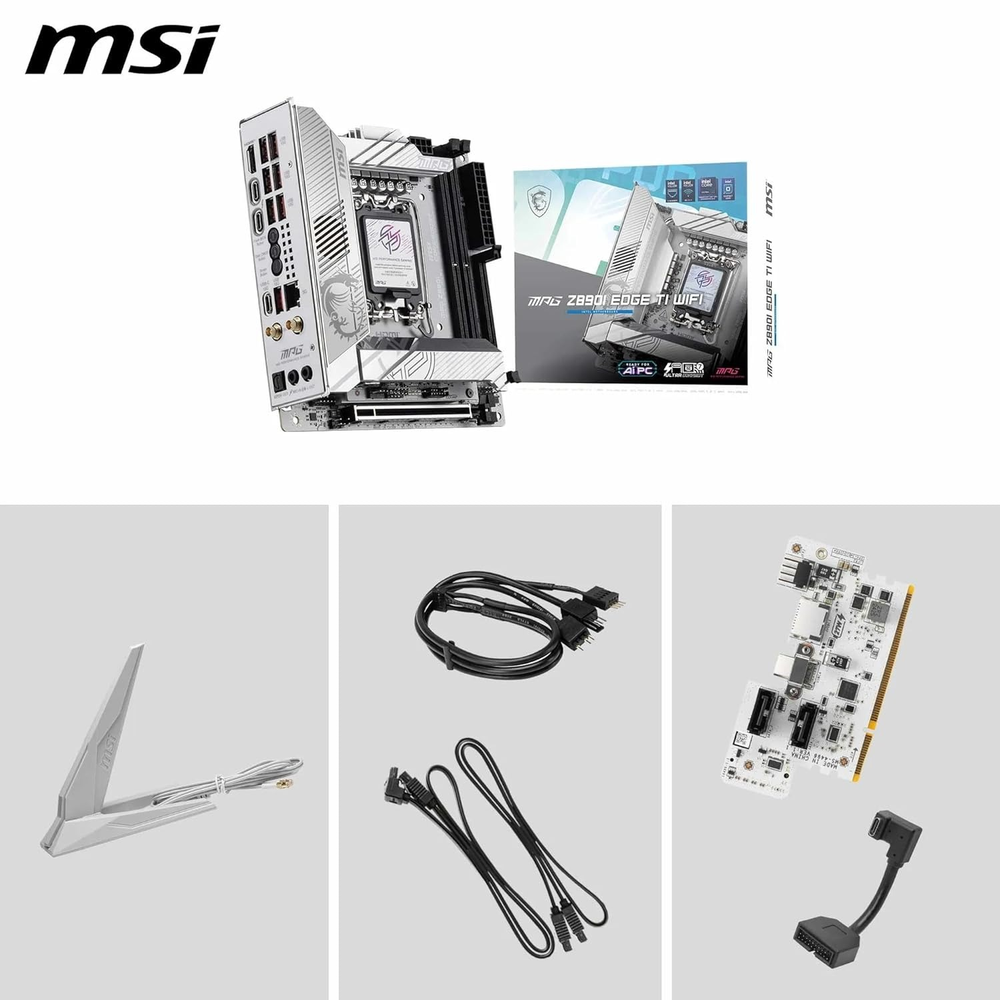 MSI MPG Z890I EDGE TI WIFI Motherboard (White)