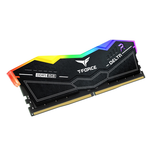 TEAMGROUP T-Force Delta RGB DDR5 32GB 5200MHz CL40 Desktop RAM (White)