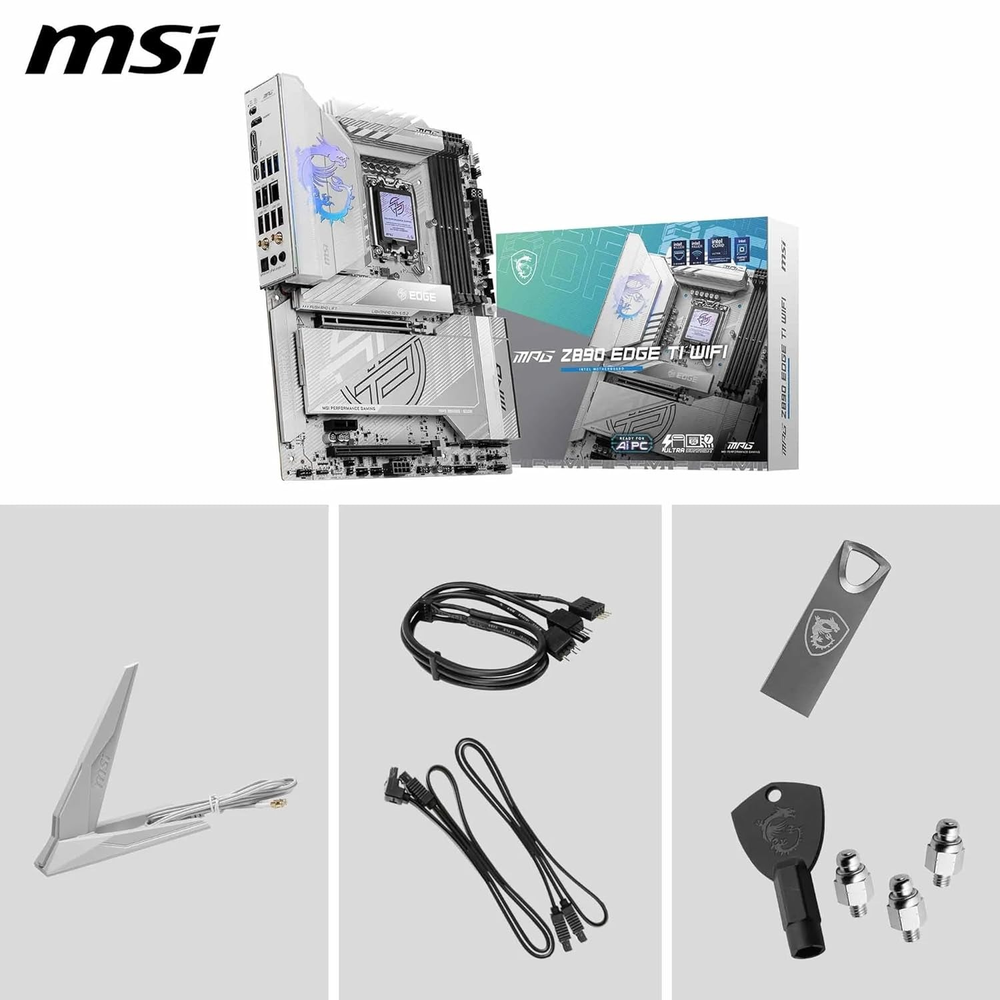 MSI MPG Z890 EDGE TI WIFI Motherboard (White)