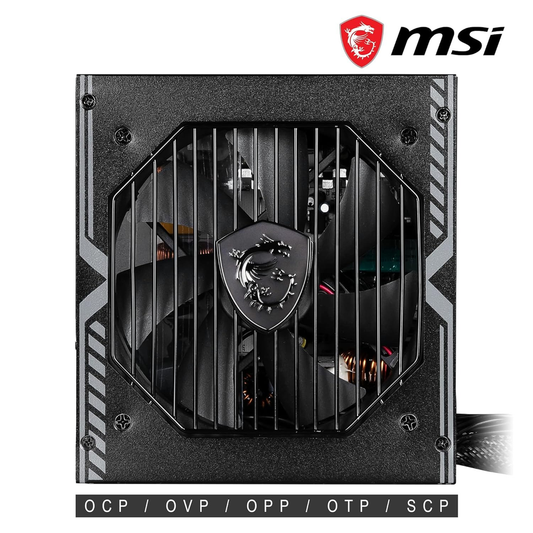 MSI MAG A650BN 650W 80+ Bronze Non-Modular Power Supply Unit