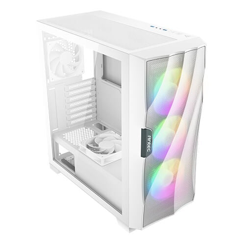 Antec DF700 FLUX ARGB ATX Mid Tower Gaming Cabinet (White)