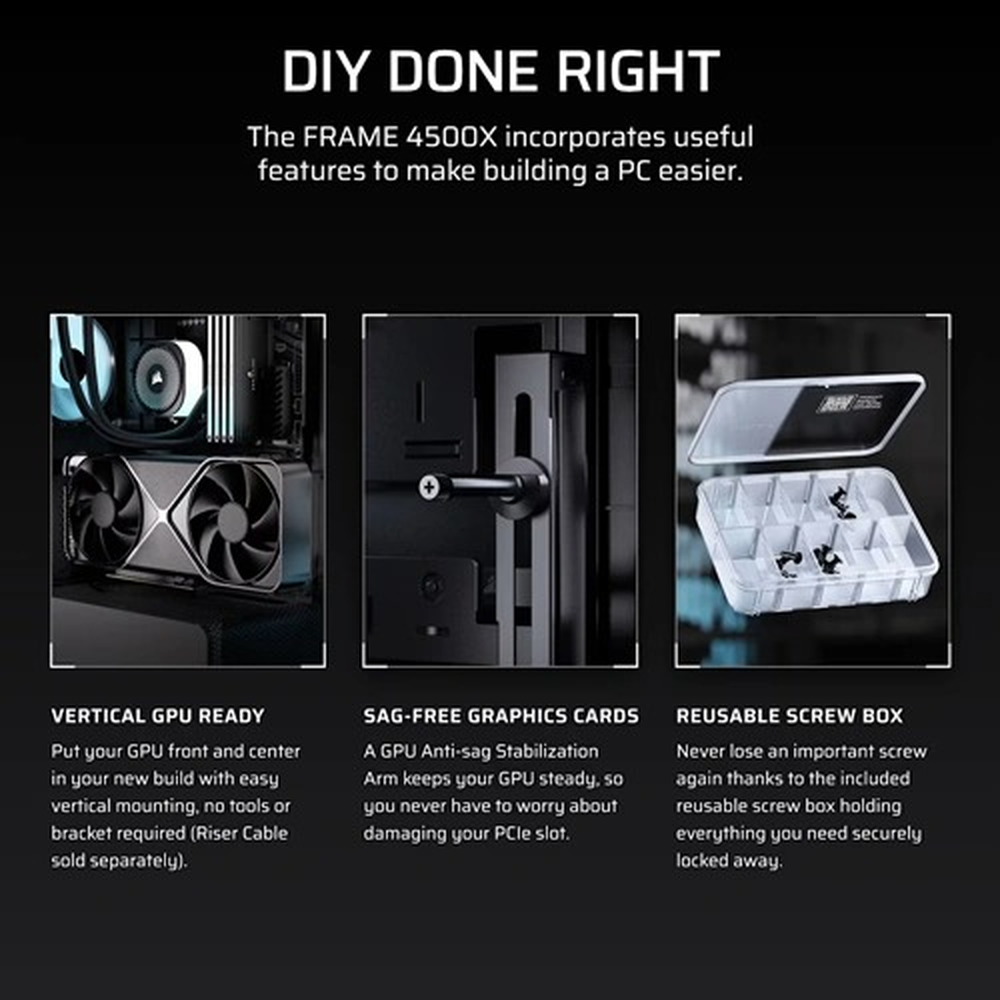 Corsair Chassis 4500X RS ARGB BLACK PC Case Without PSU