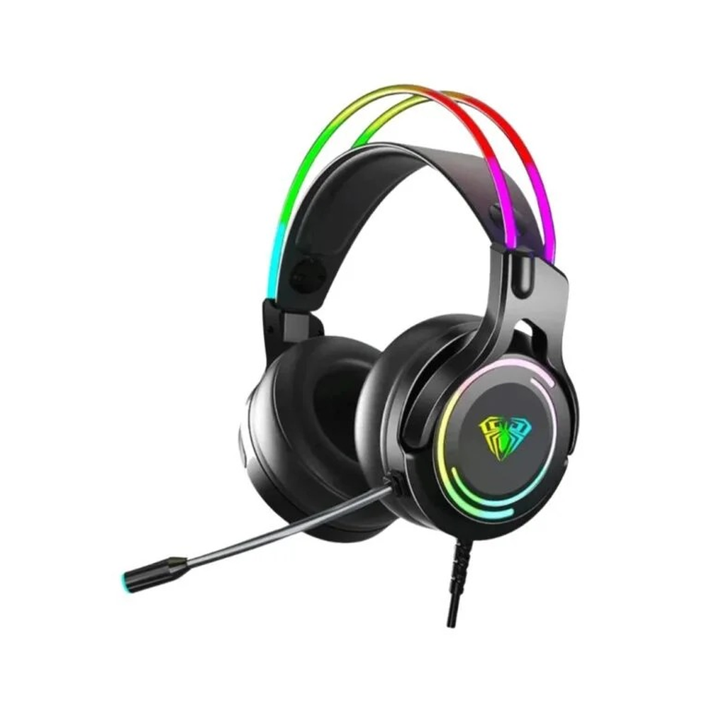 AULA S506 RGB Wired Gaming Headset | Black (S506B)