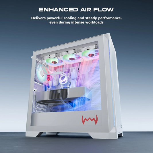Dawg Y 720 Mid Tower Chassis White