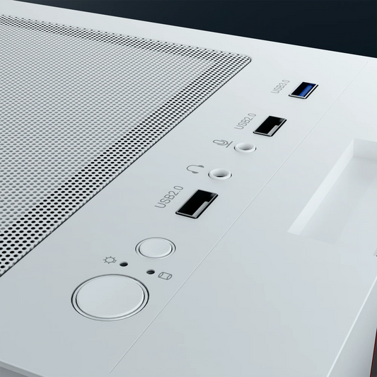 Dawg V 350 Mid Tower Chassis White