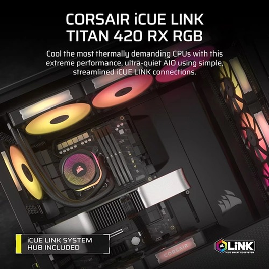 ICUE LINK TITAN 420 RX RGB