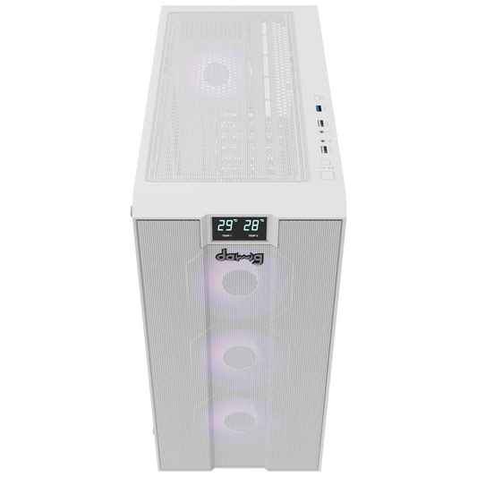 Dawg X 678 Mid Tower Chassis White