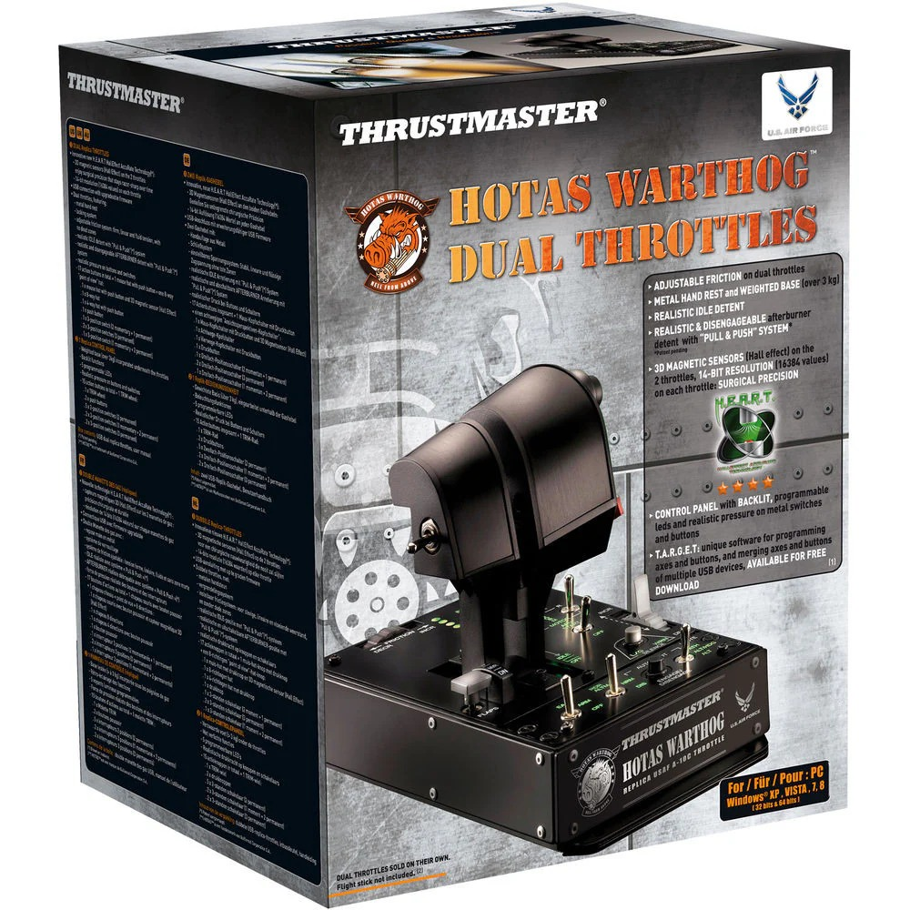 Thrustmaster HOTAS Warthog Flight Stick — Military Flight Joystick