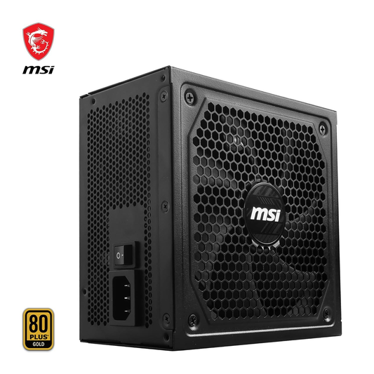MSI MAG A1250GL PCIE5 1250W 80+ Gold Fully Modular PCIe 5.0 ATX 3.1 Power Supply Unit