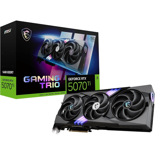 MSI GeForce RTX 5070 Ti 16G GAMING TRIO OC PLUS Graphics Card