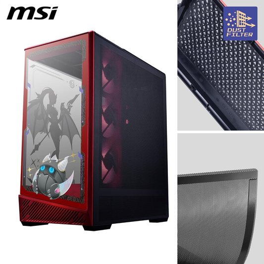 MSI PANO 130R MLG EDITION ARGB ATX Panoramic Mid Tower PC Case