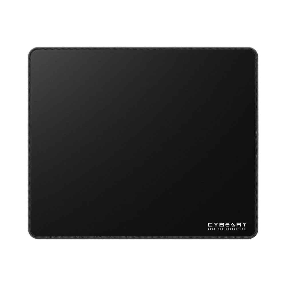 Cybeart | Ghost (Black) Gaming Desk Mat | Waterproof, Never Slip Base, Stitched Edges, Esports Grade