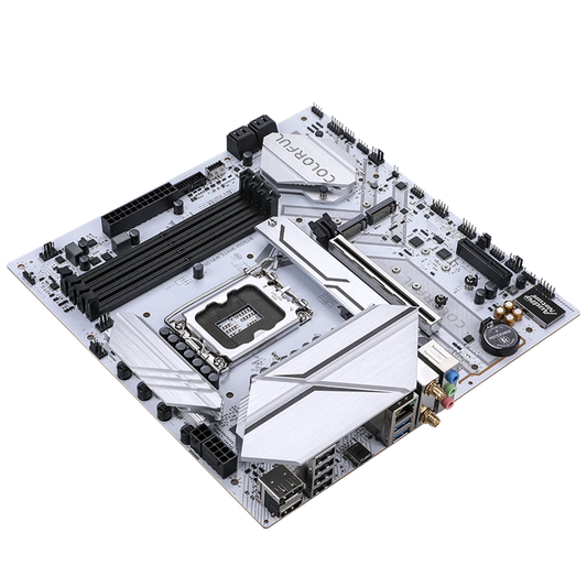 Colorful BATTLE-AX B760M-G WHITE WIFI D5 V20A M-ATX Motherboard