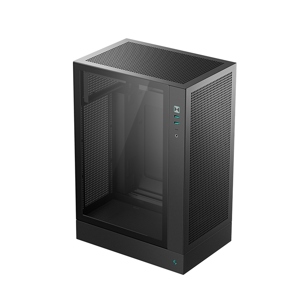 DEEPCOOL CH170 PLUS Black Vertical mATX Compact Case