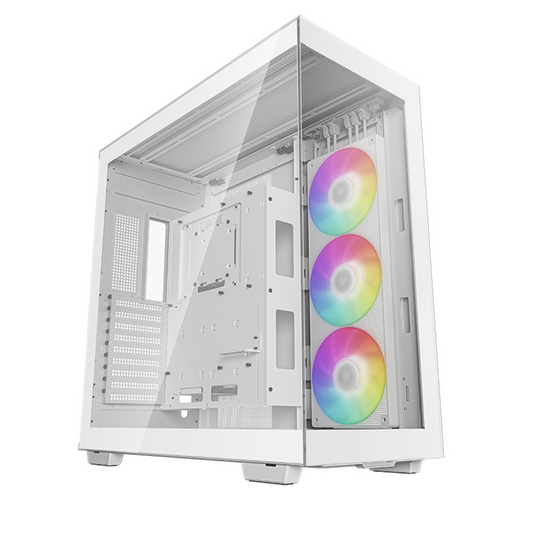 DEEPCOOL CH780 White Panoramic E‑ATX Full Tower Case