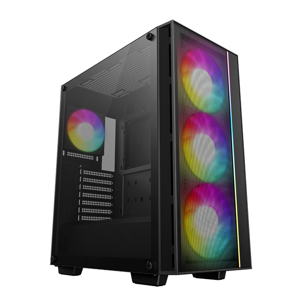 DEEPCOOL MATREXX 55 MESH V4 C ARGB ATX Mid‑Tower Case (Black)