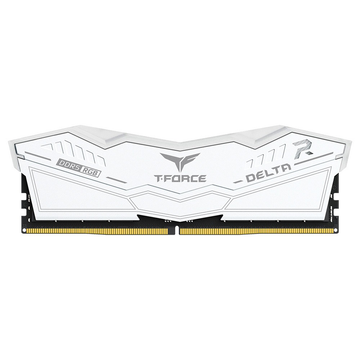 TEAMGROUP T-Force Delta RGB DDR5 64GB (2x32GB) 6000MHz CL30 Desktop RAM Kit (White)