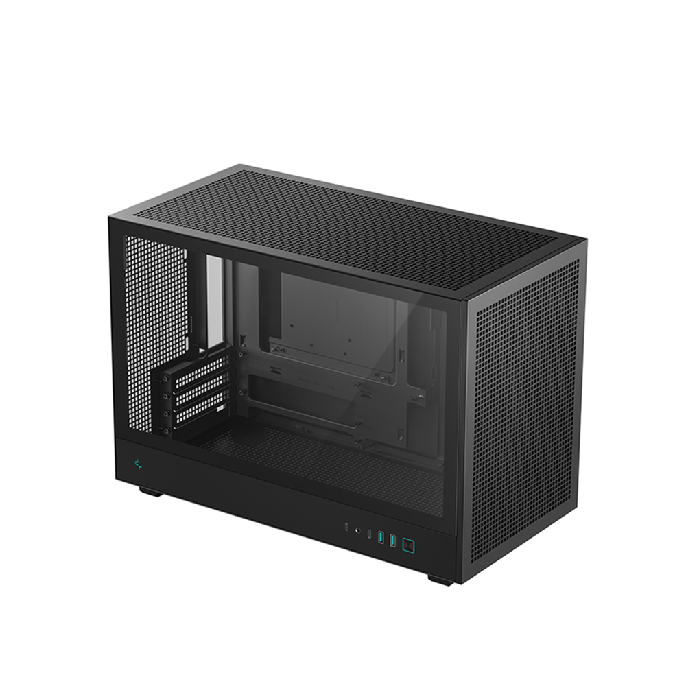 DEEPCOOL CH260 Black High‑Airflow M‑ATX Compact Case