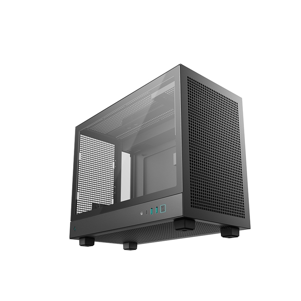 DEEPCOOL CH160 PLUS Black Portable mATX Compact Case
