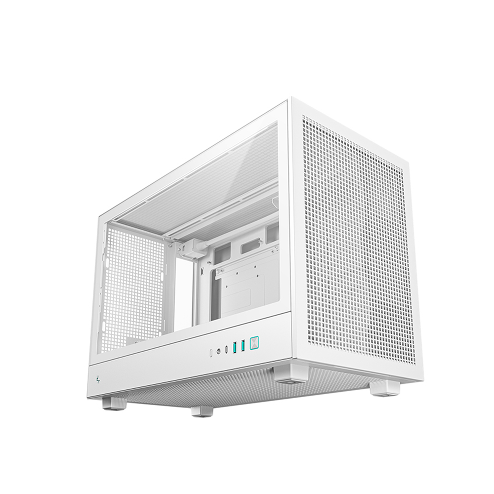 DEEPCOOL CH260 White High‑Airflow M‑ATX Compact Case