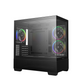 DEEPCOOL CG380 3F Black Micro-ATX Panoramic Case