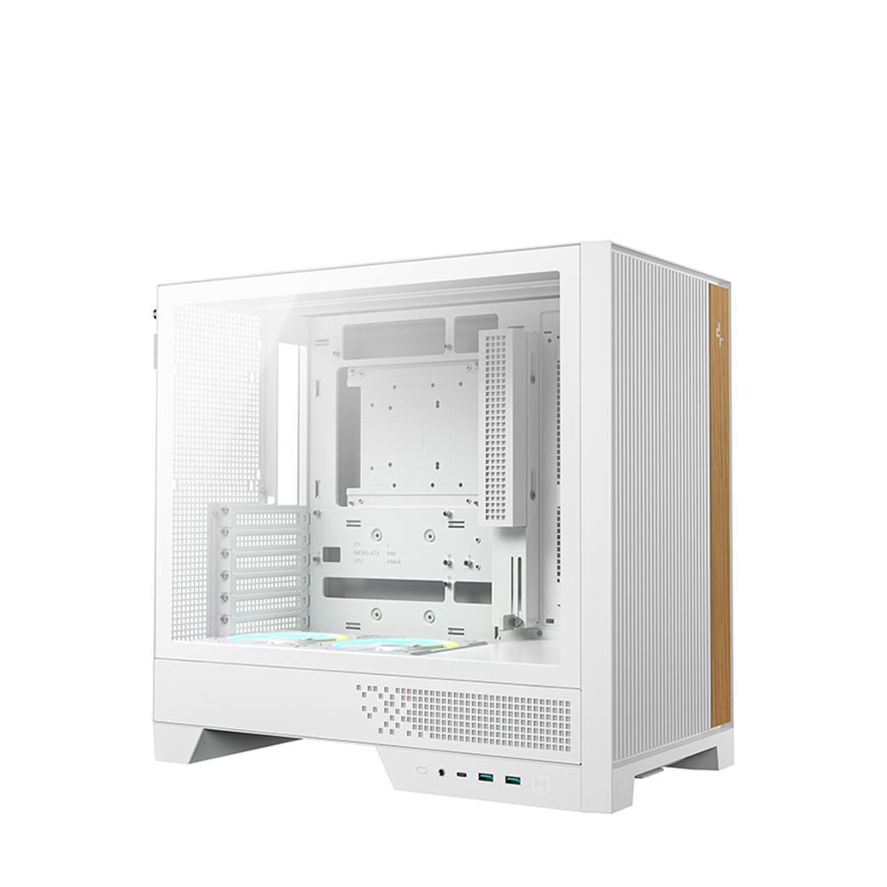 DEEPCOOL CL600 White High‑Cooling ATX Mid‑Tower Case